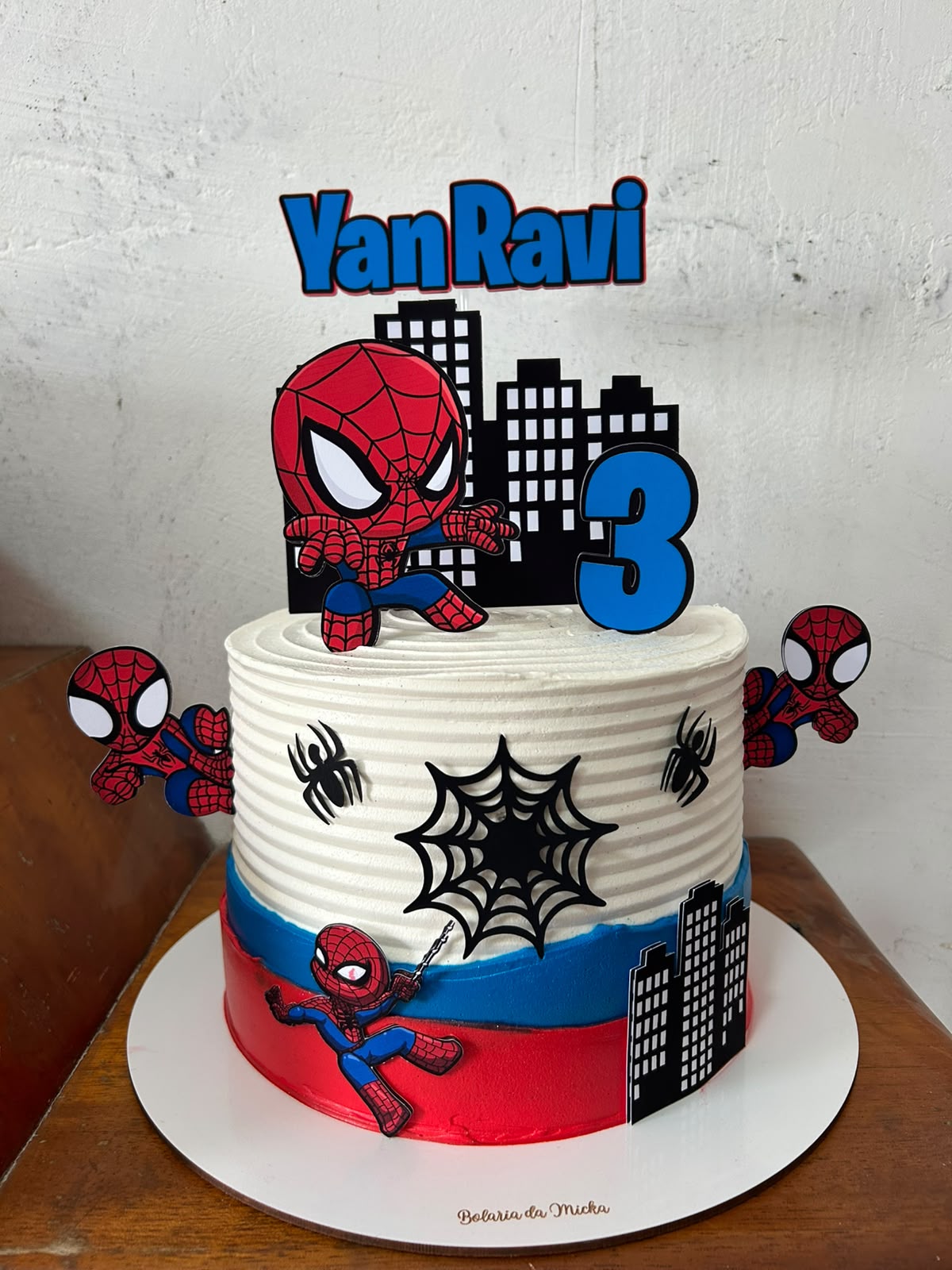 Bolo Homem-Aranha