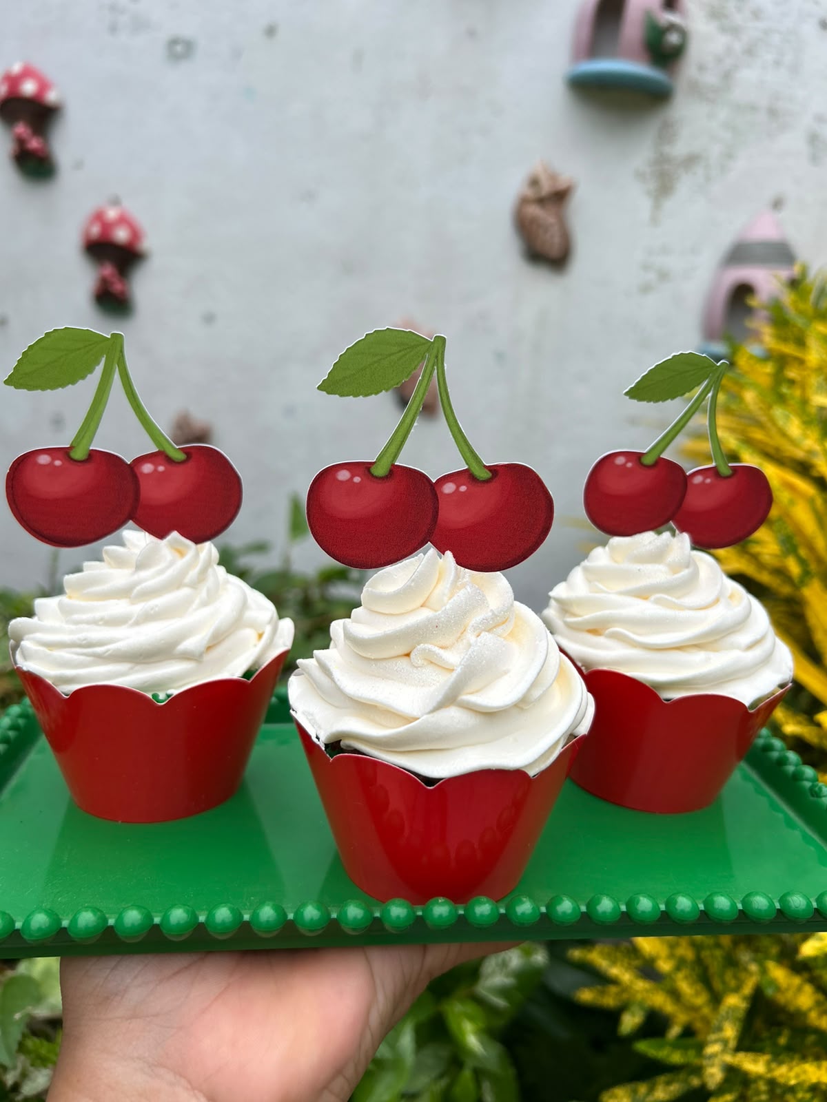 Cupcake Cereja