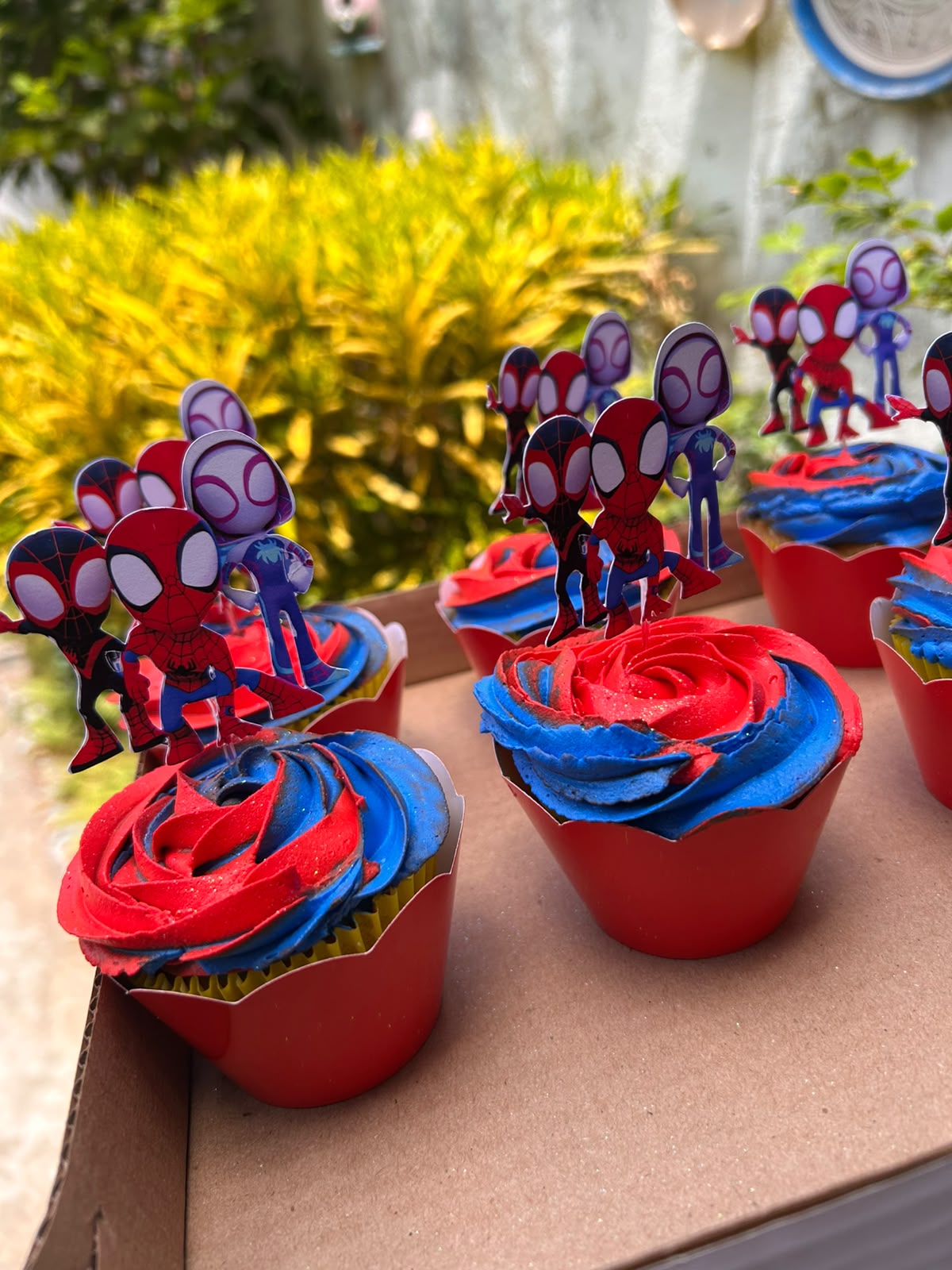 Cupcake Homem-Aranha