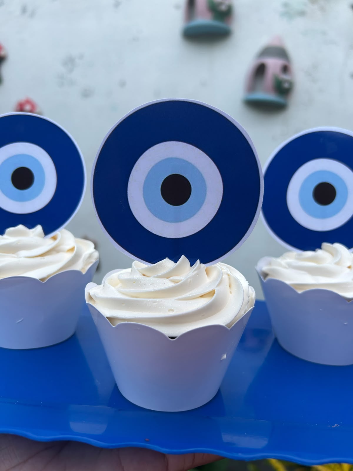 Cupcake Olho Grego